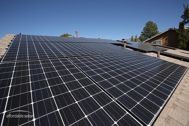 Pitched Roof Solar Installation