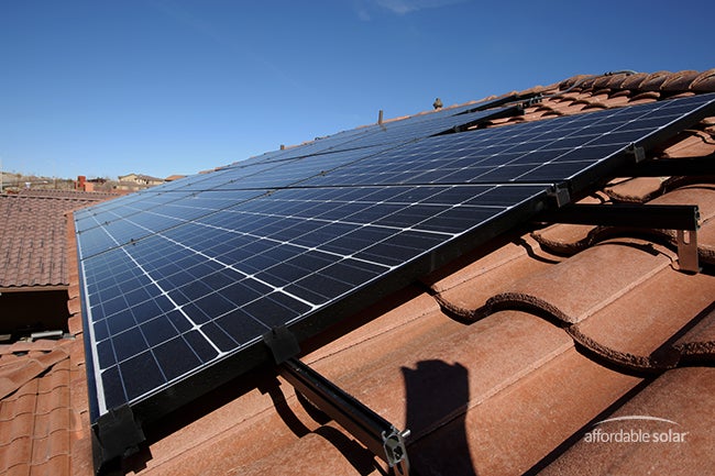 Spanish Tile Solar Installation