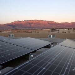 Flat Roof Solar Installation
