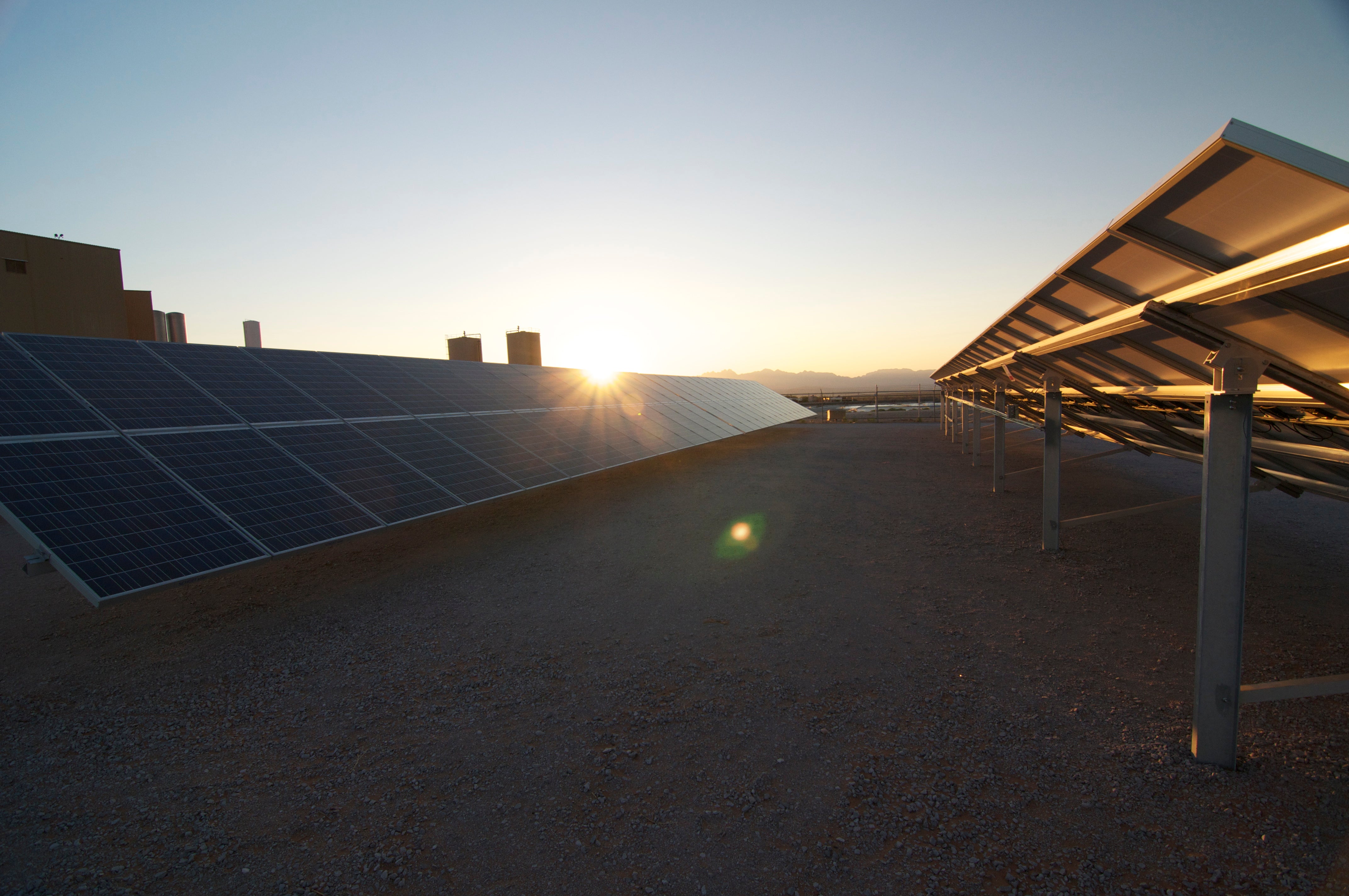 Sunspot Solar ground mount solar PV.