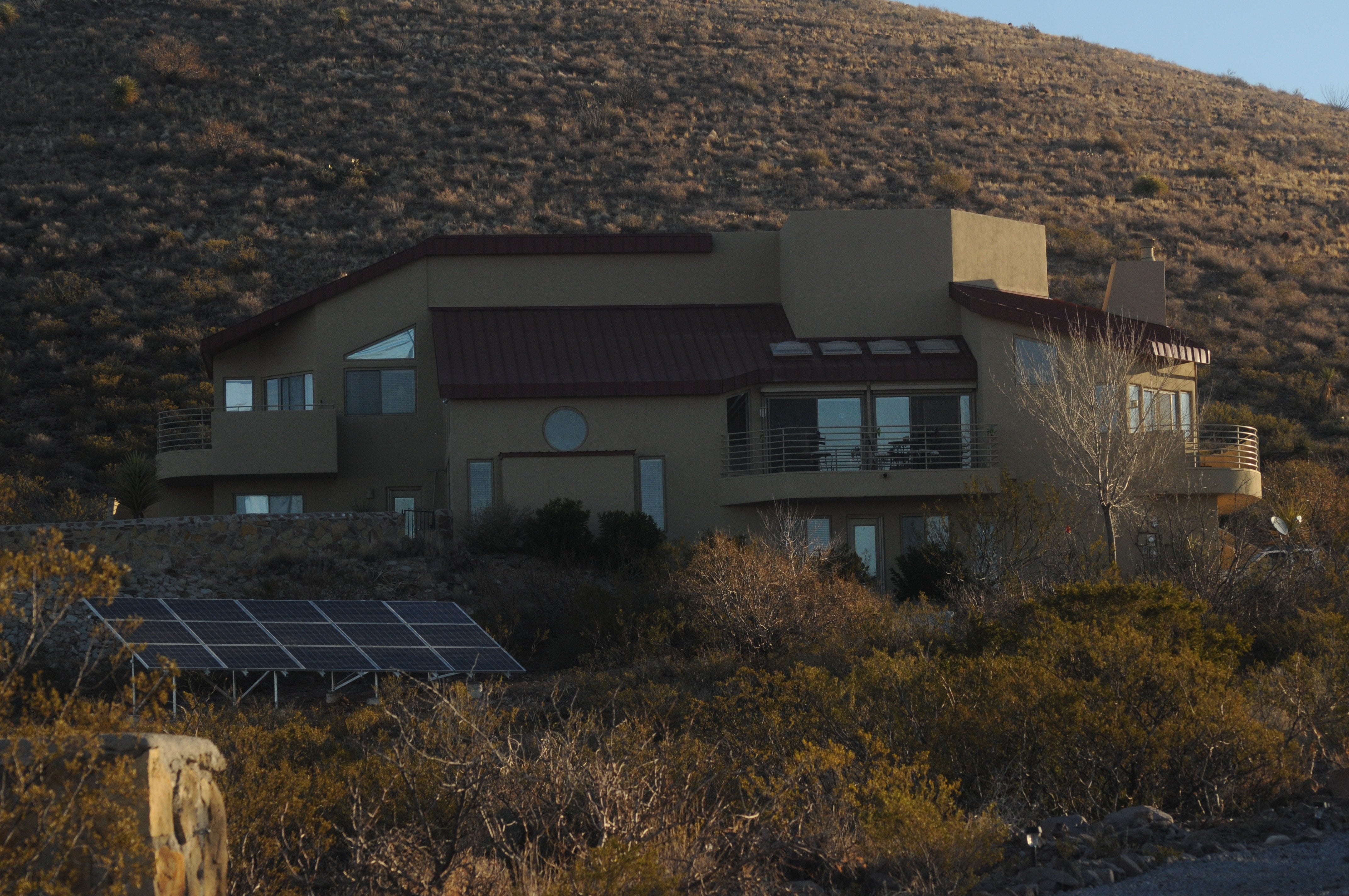 A Sunspot Solar ground mount solar PV system.