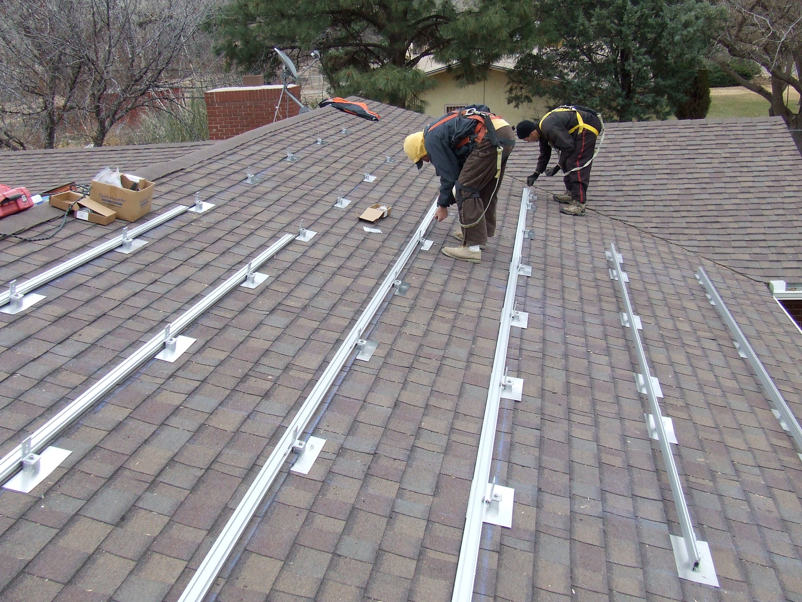 8.75kW Roof mount with John and Elgin, Albuquerque NM