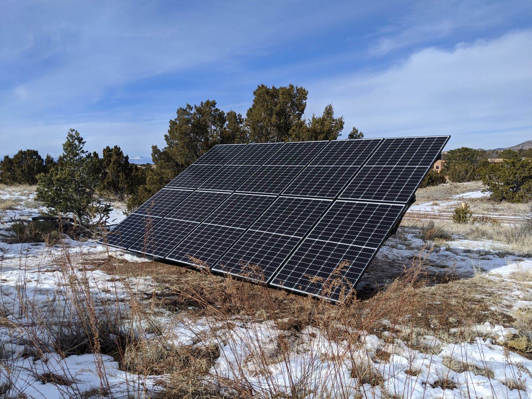 Ground Mounted Solar Panel Installation, Santa Fe